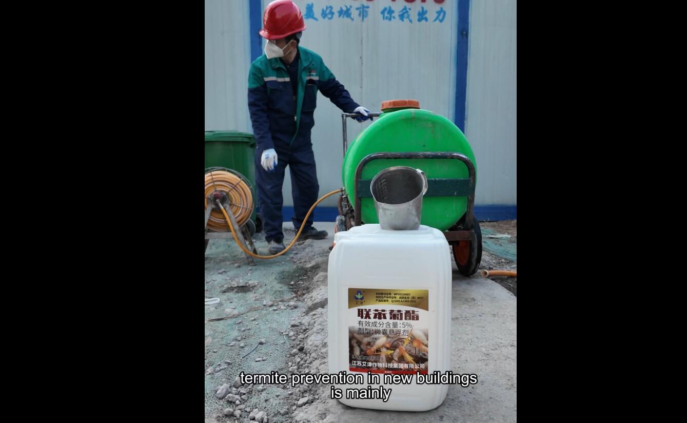 Termites corrode concrete with acid, but chemical barriers stop them